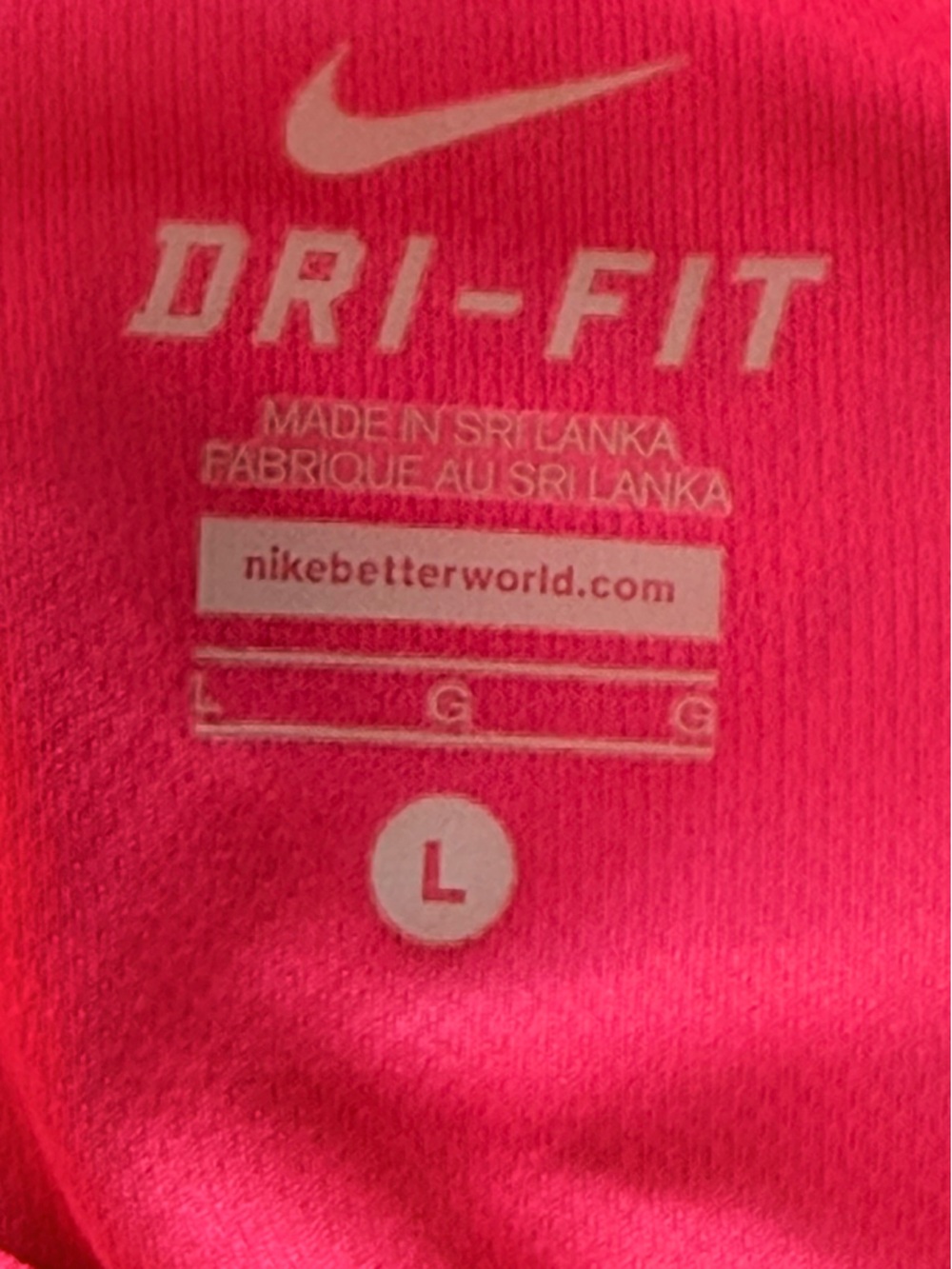 Nike Dri-FIT Women's Hot Pink Short Sleeve Running Tee - Picture 3 of 5
